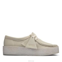 Clarks unisex hvit nubuck wallabee kopp hvit nubuck clarks 8N86P6180 hvit nubuck