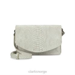 Clarks unisex hvit slange clarks marva bølge 8N86P4307 hvit slange