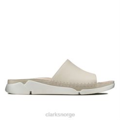 Clarks unisex hvite tri slide clarks 8N86P4268 hvit