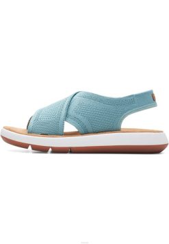 Clarks unisex jemsa dash sandaler turkise strikke clarks 8N86P6910 turkis strikk