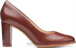 Clarks unisex kaylcara 2 skinnsko brune clarks 8N86P607