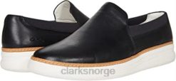 Clarks unisex kerris stride clarks svart skinn 8N86P2813 Svart lær