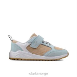 Clarks unisex lyseblå combi clarks aeon flex inf f passform 8N86P5008 lyseblå kombi