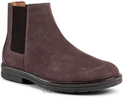 Clarks unisex mørk brun nubuck clarks forbudsgrense 8N86P24 mørkebrun nubuck