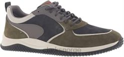 Clarks unisex olive combi clarks puxton run olive combi 8N86P171 oliven kombi