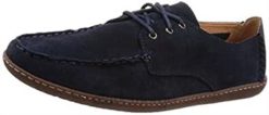 Clarks unisex saltash blonder semsket sko mørkegrå marine semsket skinn clarks 8N86P30 marineblå semsket skinn