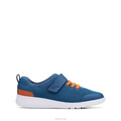 Clarks unisex scape trace kid blå clarks blå 8N86P5957 blå