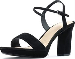 Clarks unisex svart semsket skinn clarks vista rem skinnsandaler hvit kombi 8N86P2747 svart semsket skinn