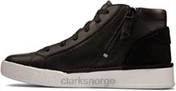 Clarks unisex svart skinn Clarks craft cup hi 8N86P248 Svart lær
