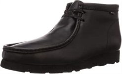 Clarks unisex svart skinn clarks originals wallabee gtx dress sko 8N86P555 Svart lær