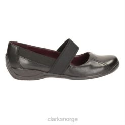 Clarks unisex svart skinn kaffemølle clarks 8N86P4084 Svart lær