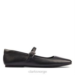 Clarks unisex svart skinn rene tbar clarks 8N86P4340 Svart lær
