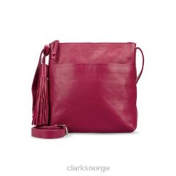 Clarks unisex topsham shine fuchsia clarks 8N86P4310 fuchsia