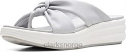 Clarks unisex unisex-voksen drift ave wedge sandal clarks lys grå 8N86P63 lysegrå