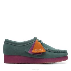 Clarks unisex wallabee blågrønn kombinasjon clarks blågrønn kombinasjon 8N86P5173 blågrønn kombinasjon