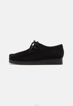 Clarks unisex wallabee casual blonder clarks black 8N86P7149 svart