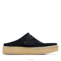 Clarks unisex wallabee cup lo svart semsket skinn clarks svart semsket skinn 8N86P6079 svart semsket skinn