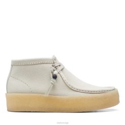 Clarks unisex wallabee cup støvel hvit nubuck clarks hvit nubuck 8N86P6061 hvit nubuck