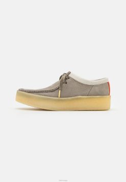 Clarks unisex wallabee cup uformelle blonder grå clarks 8N86P7158 grå