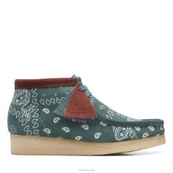 Clarks unisex wallabee støvel grønn paisley grønn paisley clarks 8N86P6038 grønn paisley