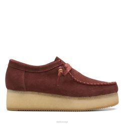 Clarks unisex wallacraft lo burgunder semsket skinn clarks burgunder semsket skinn 8N86P5149 burgunder semsket skinn